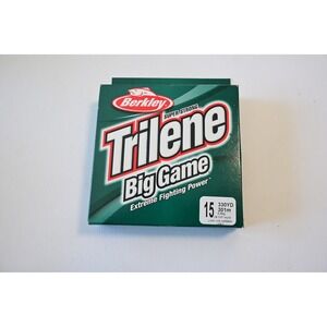 Berkley Trilene Big Game Fishing Line 15LB 330YD Low Vis Green